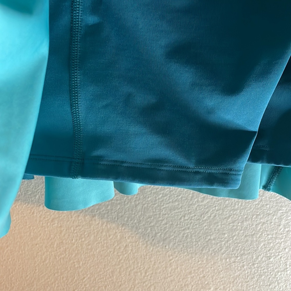 Athleta Teal Patterned Skort - image 7